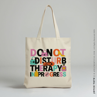 JOYCE | Shopping Therapy Canvas Tote thumbnail