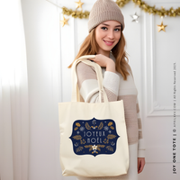 JOY ONE | French Christmas Canvas Tote thumbnail