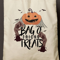 JACK | Bag of Tricks or Treats Canvas Tote thumbnail