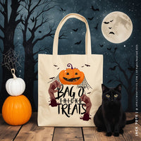 JACK | Bag of Tricks or Treats Canvas Tote thumbnail