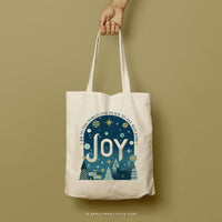 JOY TWO | Christmas Canvas Tote thumbnail