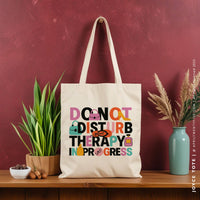 JOYCE | Shopping Therapy Canvas Tote thumbnail