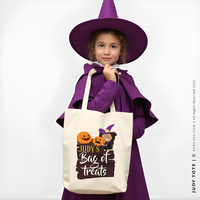 JUDY | Personalized Bag of Treats Canvas Tote thumbnail