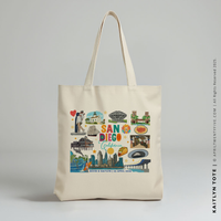 KAITLYN | San Diego California Souvenir Tote thumbnail