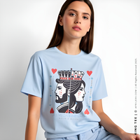 QUEEN | Las Vegas King & Queen Couples Graphic T-shirt thumbnail