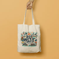 KIA | Key West Florida Canvas Tote thumbnail