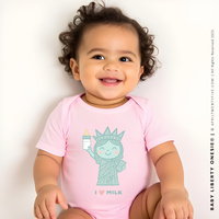 BABY LIBERTY | I Love Milk Infant Onesie® thumbnail