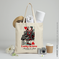 LINDSAY | Las Vegas King and Queen of Hearts Tote thumbnail