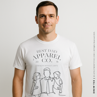 DREW | Dad of Two Men's Graphic T-shirt thumbnail