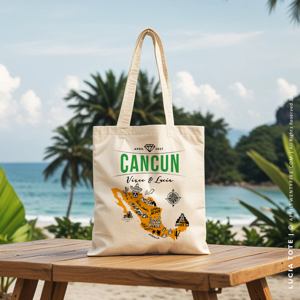 LUCIA | Mexican Map Tote