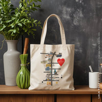 LALA | Las Vegas, Nevada Strip Map Tote thumbnail