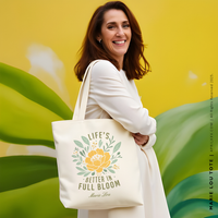 MARIE LOU | Life's Better in Full Bloom Tote thumbnail