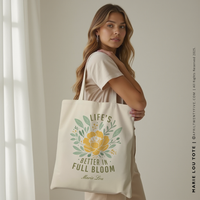 MARIE LOU | Life's Better in Full Bloom Tote thumbnail