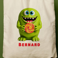 MONSTER BERNARD | Halloween Canvas Tote thumbnail