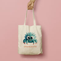 MONSTER CHARLOTTE | Halloween Canvas Tote thumbnail