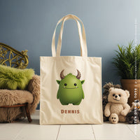 MONSTER DENNIS | Halloween Canvas Tote thumbnail