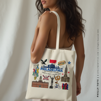 PHILLY | Philadelphia Pennsylvania Souvenir Tote thumbnail
