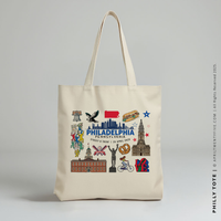 PHILLY | Philadelphia Pennsylvania Souvenir Tote thumbnail
