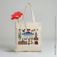 PHILLY | Philadelphia Pennsylvania Souvenir Tote thumbnail