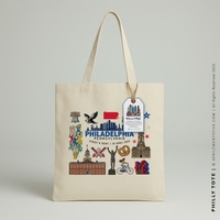 PHILLY | Philadelphia Pennsylvania Souvenir Tote thumbnail