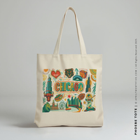 PHOEBE | Chicago, Illinois Canvas Tote thumbnail