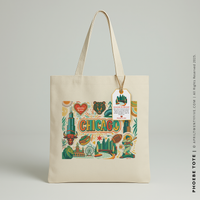 PHOEBE | Chicago, Illinois Canvas Tote thumbnail