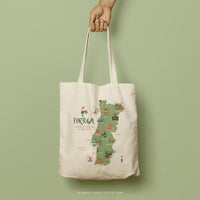 PORTIA | Portugal Map Tote thumbnail