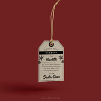 SANTA | Christmas Canvas Tote thumbnail