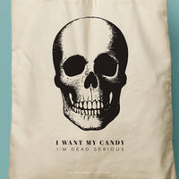 SEBASTIAN | Halloween Canvas Tote thumbnail