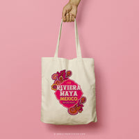 STEFANIE | Riviera Maya, Mexico Canvas Tote thumbnail