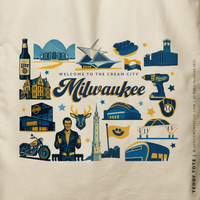TEDDY | Milwaukee Wisconsin Souvenir Tote thumbnail