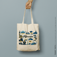 TEDDY | Milwaukee Wisconsin Souvenir Tote thumbnail