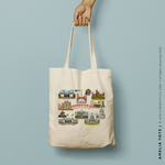 Load image into Gallery viewer, AMELIA | Washington DC Tote Souvenir Canvas Tote Bag