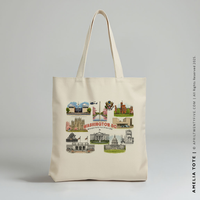 AMELIA | Washington DC Tote Souvenir Canvas Tote Bag thumbnail