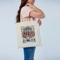 BEA | Christmas Sleigh All Day Canvas Tote thumbnail