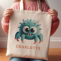 MONSTER CHARLOTTE | Halloween Canvas Tote thumbnail