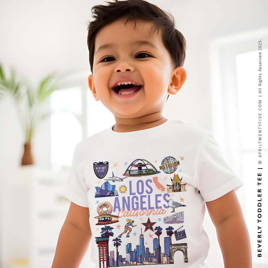 BEVERLY | Los Angeles California Toddler's Graphic T-shirt