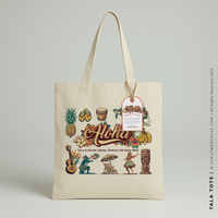 TALA | Hola Hawaiian Canvas Tote thumbnail