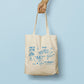 CALLIE | Los Angeles California Illustrated Map Canvas Tote