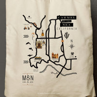 CARMEL | Carmel by the Sea, California Map Tote thumbnail