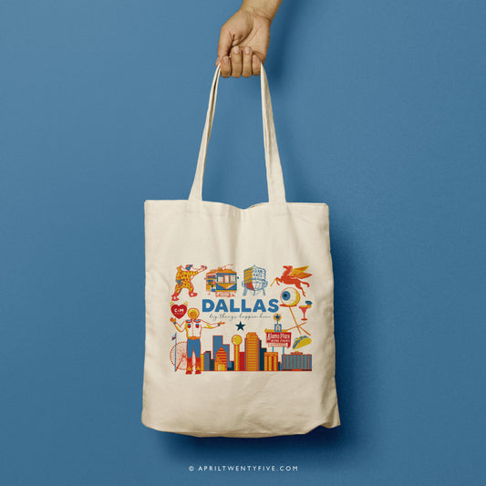 DALLAS | Dallas, Texas Canvas Tote