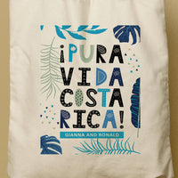 GIANNA | Pura Vida, Costa Rica Canvas Tote thumbnail