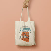HEIDI | Red Rocks Sedona Arizona Map Tote thumbnail