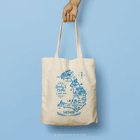 KRYSTAL | Santorini, Greece Tote Map Tote thumbnail