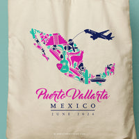 LINDA | Mexican Map Tote thumbnail