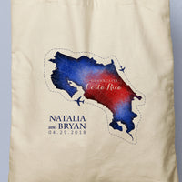 NATALIA | Costa Rica Map Tote thumbnail