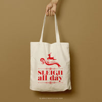 RUDOLPH | Sleigh All Day Christmas Tote thumbnail
