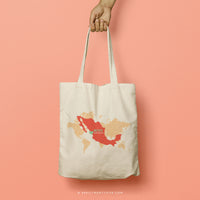 THERESA | Mexico Map Tote thumbnail
