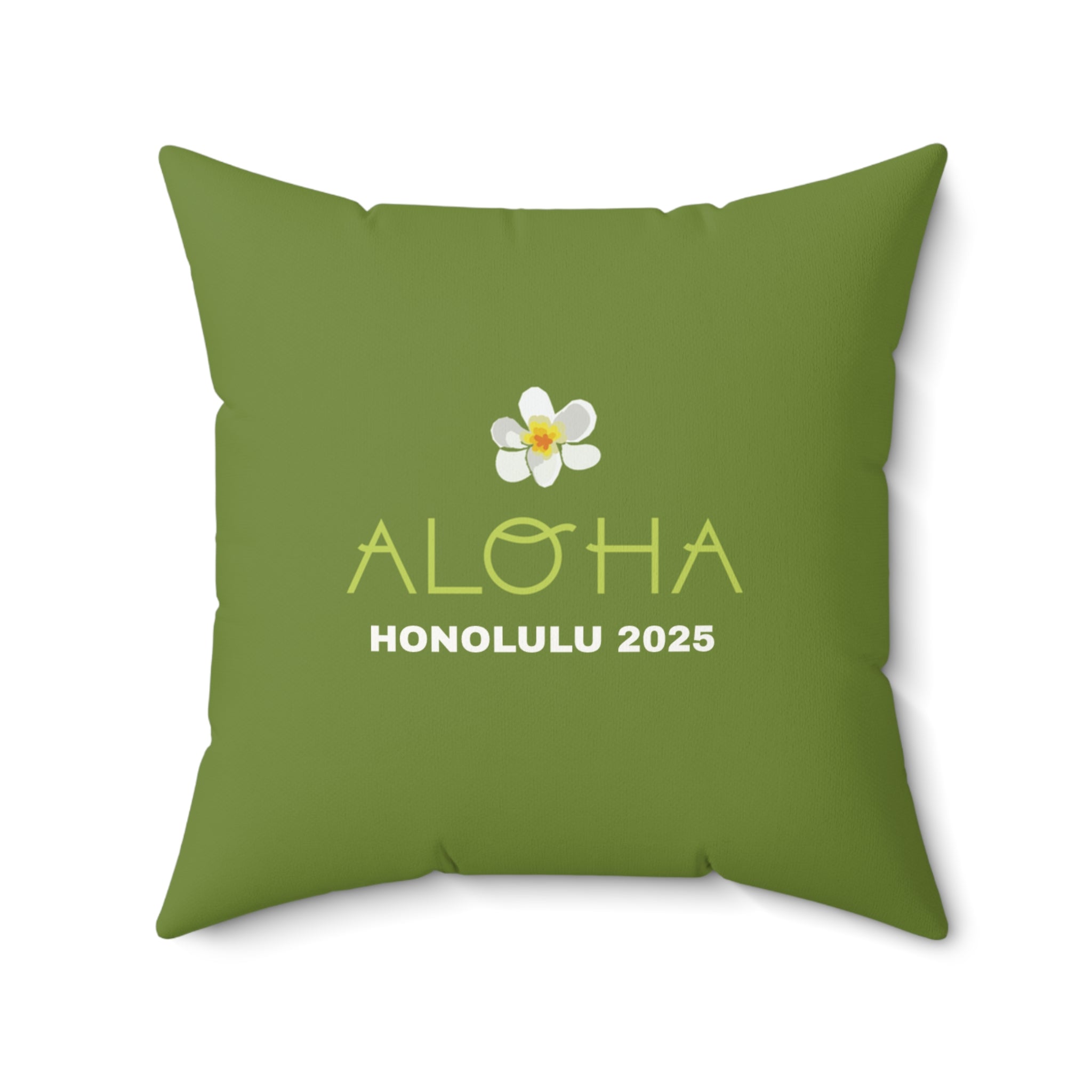 ALONA | Aloha Hawaii Faux Suede Pillow (Personalized)