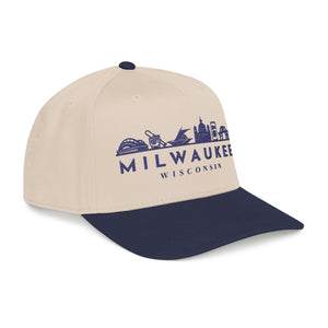 Milwaukee Skyline Baseball Cap — Embroidered Wisconsin City Hat